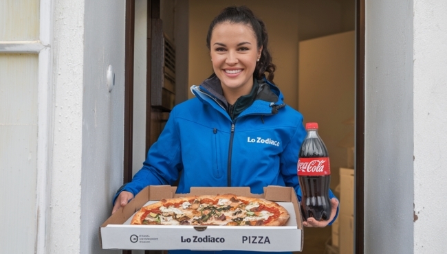 Pizza Familiare e CocaCola, da Asporto o a Domicilio (+ 1,10)